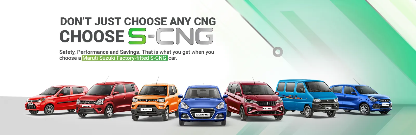 Maruti Suzuki Company Fitted CNG Cars at Best Prices in India