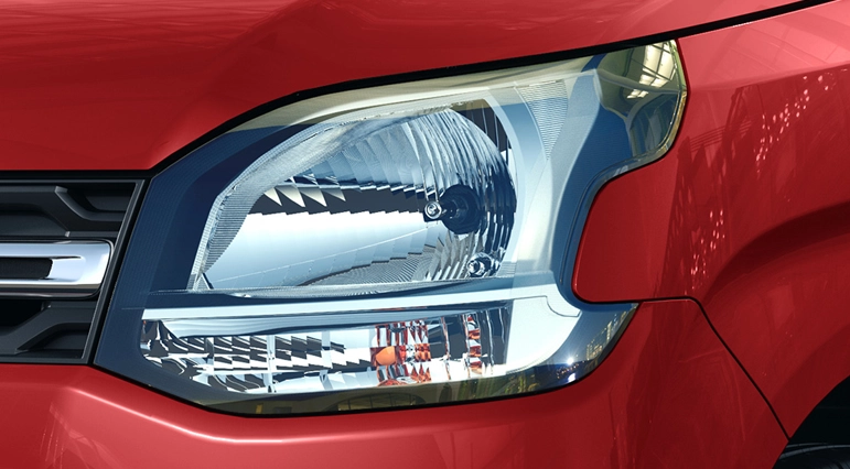 Unique Dual-Split Headlamps