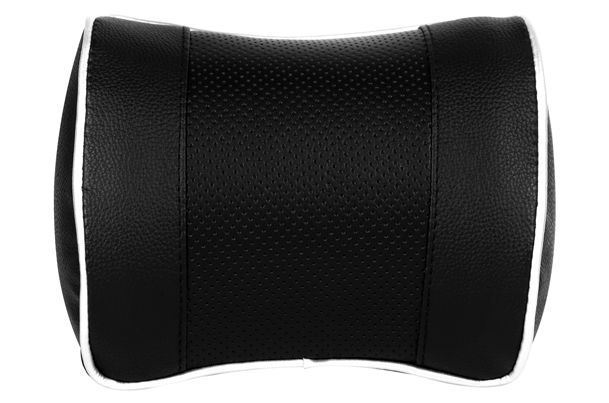 Car Headrest - Cockpit Style (Black and Beige)