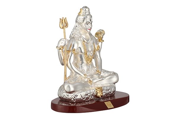 God Idol - Shiva (Silver Plated) | Gold