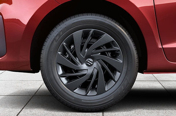 Wheel Cover (Black) 35.56 Cm (15) | Ertiga