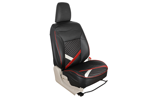 Seat Cover - Radical Red Classic White (PU) | Ignis (All Except Sigma)