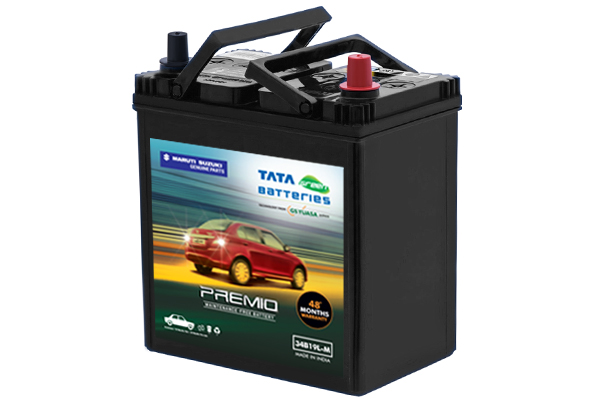 Car Battery | Tata Green 34B19 - Petrol | Alto 800 \ Alto K10 \ S-Presso