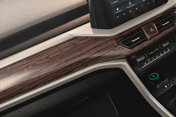 Interior Styling Kit (Adventure Wood)- Dashboard and Door Trim | New Brezza (L V & Z Variants)