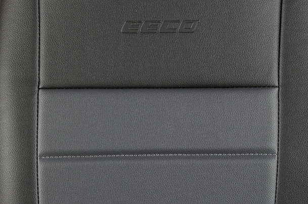 Grey Highlight Quilted Finish Seat Cover | EECO - 7 Seater