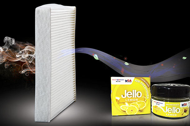 PM10 Cabin Air Filter & Organic Perfume (Lemon) Package | Wagon R