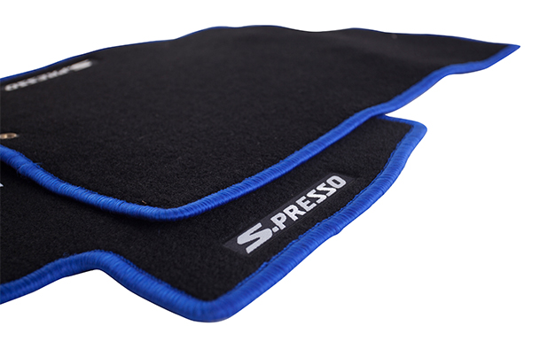 Carpet Mat (Black with Blue Lining) | S-Presso 
