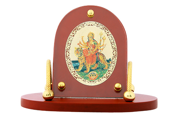 Dashboard Frame - Durga (Royal MDF)24k Gold Plated