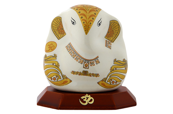 God Idol - Ganesha (Ceramic) | White