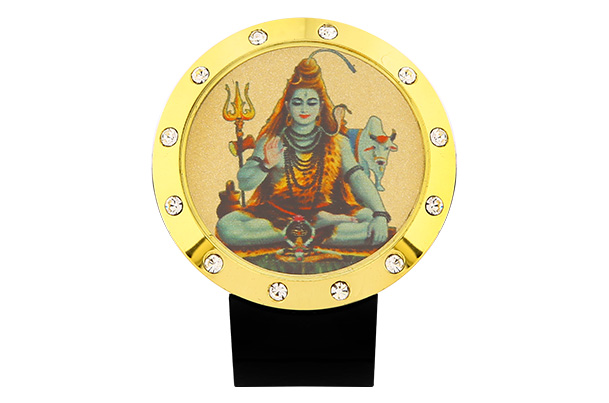 Dashboard Frame - Shiva (Metallic) 24k Gold Plated