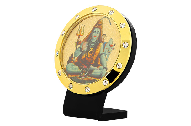 Dashboard Frame - Shiva (Metallic) 24k Gold Plated