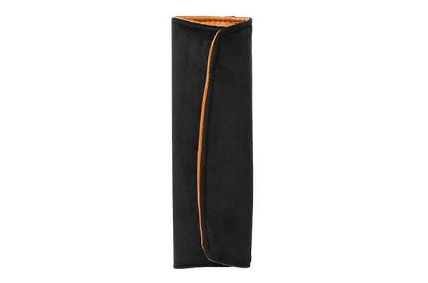 Cushion - Seat Belt Cover Reversible(Black & Organge) | 2 Pieces