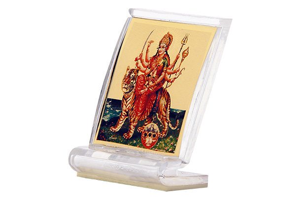 Dashboard Frame Durga Acrylic 24k Gold Plated