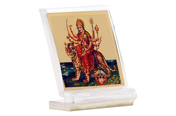 Dashboard Frame Durga Acrylic 24k Gold Plated