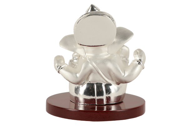 God Idol - Ganesha (Resin) | 24k Silver Plated