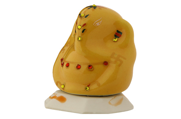 God Idol - Ganesha (Ceramic) | Yellow