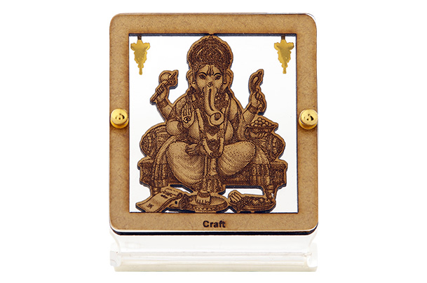 Dashboard Frame - Ganesha (Acrylic Wood Crafted)