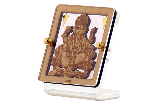 Dashboard Frame - Ganesha (Acrylic Wood Crafted)