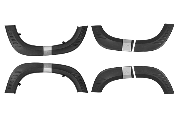 Wheel Arch Kit - Black + Silver | New  Brezza (All Variants)