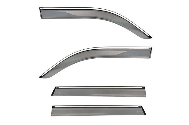 Door Visor - Stainless Steel Insert | New  Brezza (All Variants)