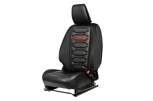 Seat Cover -Black Beam Crisp Sleeve | New Brezza (Z+ Variant)