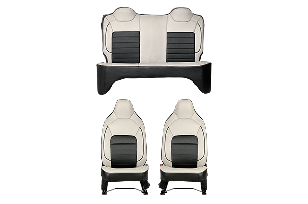 Seat Cover - Beige Tone Black Lining Finish  | New Alto K10 (V/V+)