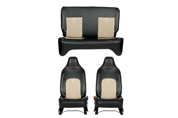 Seat Cover - Dual Tone Beige Curved Finish | New Alto K10 (L)