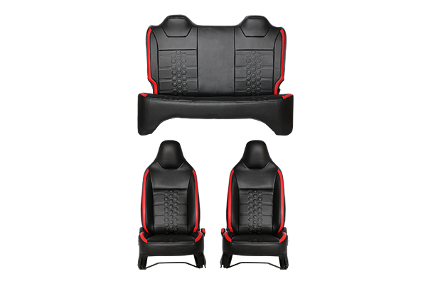 Seat Cover - Red Lining Stack Finish | New Alto K10 (L)
