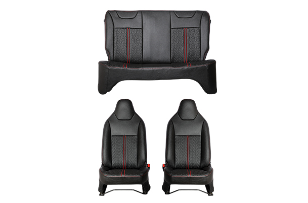 Seat Cover - Premium Red Highlight Finish | New Alto K10 (L)