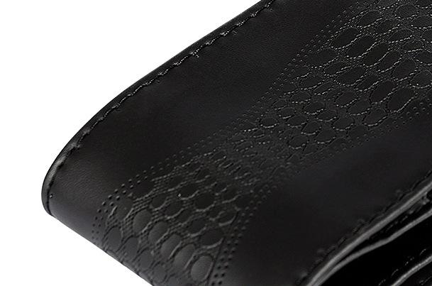 Steering Wheel Cover - Premium Leather (Black)