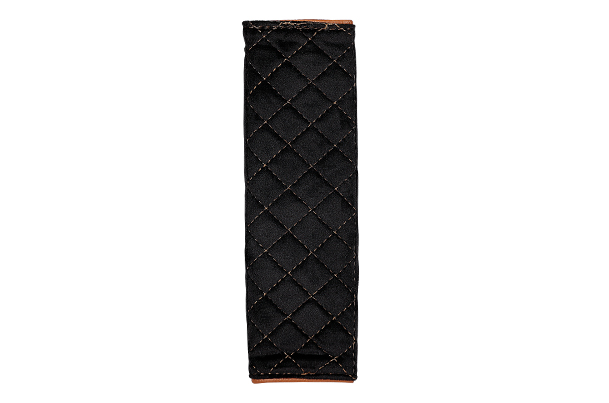 Cushion - Seat Belt Cover (Black & Beige) | 2 Pieces