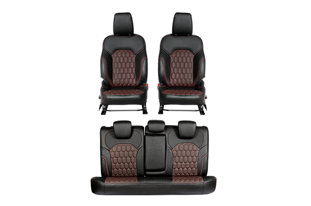 Seat Cover Premium Bold  Bevel Finish | Grand Vitara (Sigma, Delta Variant)