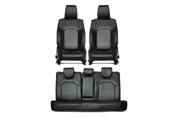 Seat Cover Bevel Copper Lining Finish | Grand Vitara (Zeta, Zeta+ Variant)