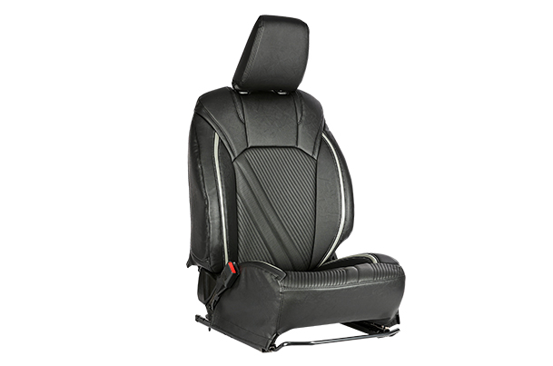 Seat Cover - Diagonal Dash Finish (Premium PU) | New Baleno (Delta & Sigma Petrol/CNG Variant)