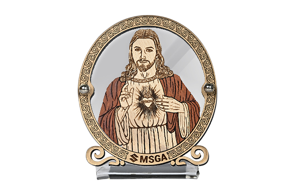 Jesus Christ | Wooden Crafted Dashboard Frames