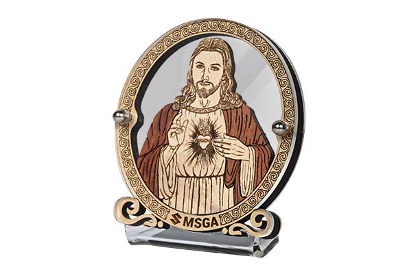 Jesus Christ | Wooden Crafted Dashboard Frames