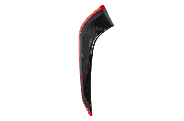 Front Bumper Painted Garnish -  Black + Red | Fronx