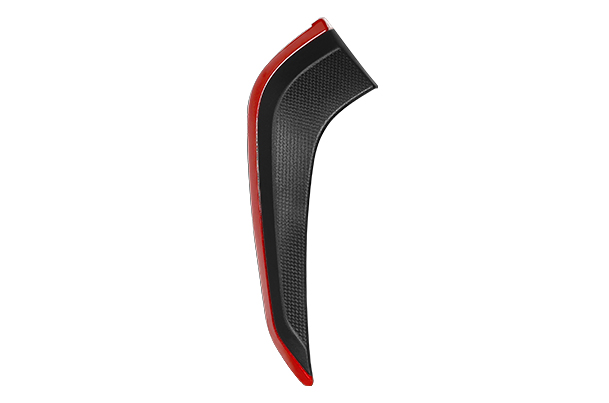 Front Bumper Etch Garnish - Black + Red | Fronx