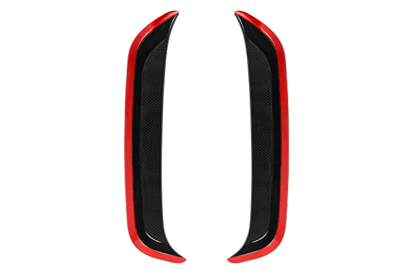Rear Bumper Etch Garnish - Black + Red | Fronx