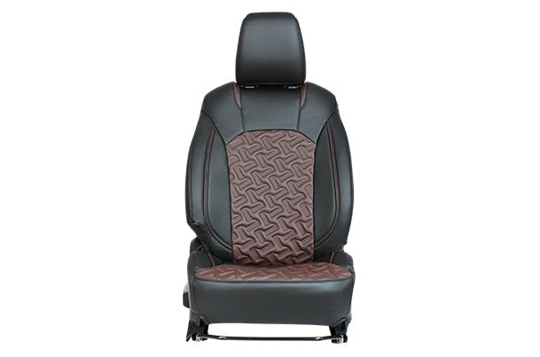 Crystal Cross Bordeaux Finish Seat Cover | Fronx