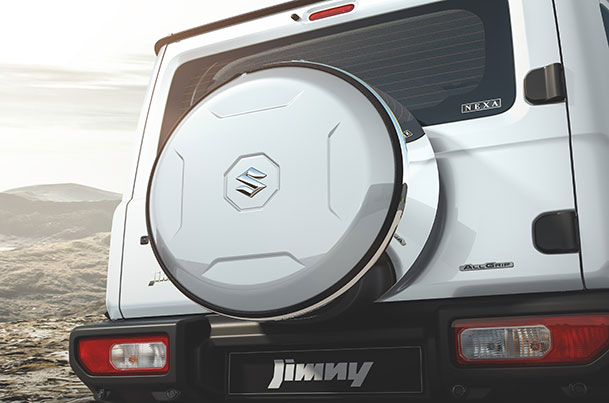 Spare Wheel Cover - Arctic White | Jimny