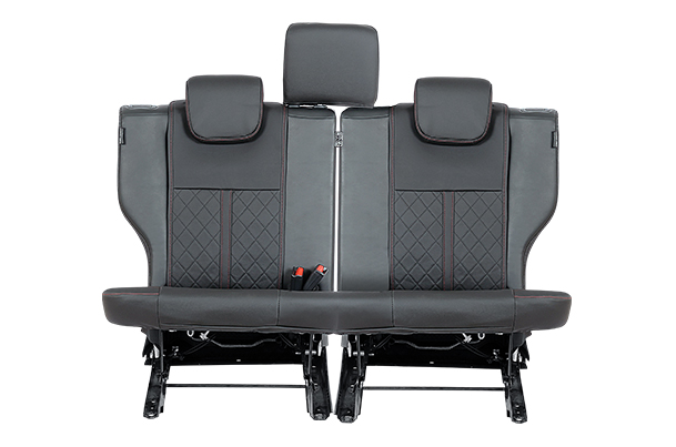 Diamond Cityscape Red Lining Finish Seat Cover (7S) - INVICTO (Zeta+)