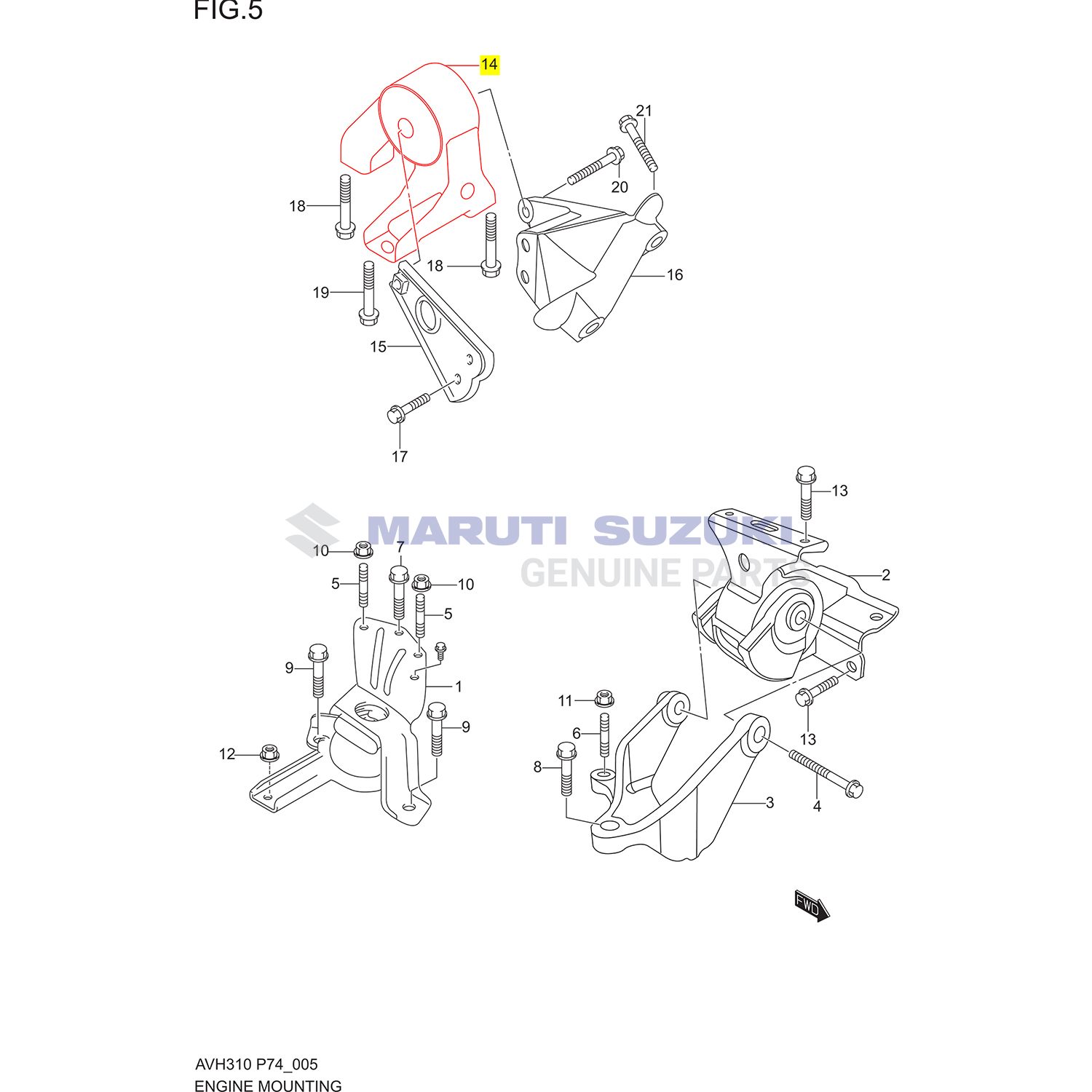 MOUNTING COMP_ENG RR