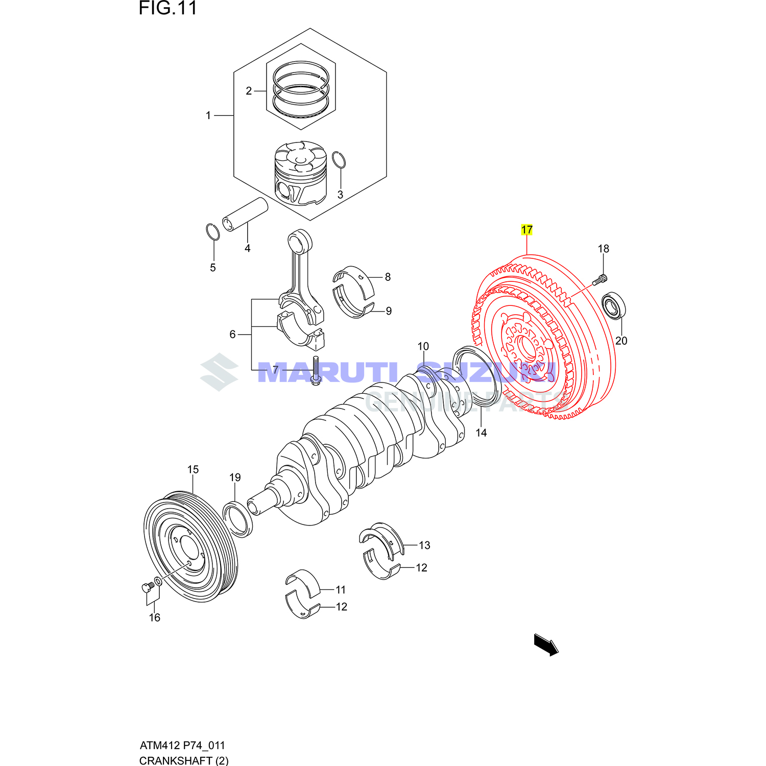 FLYWHEEL ASSY