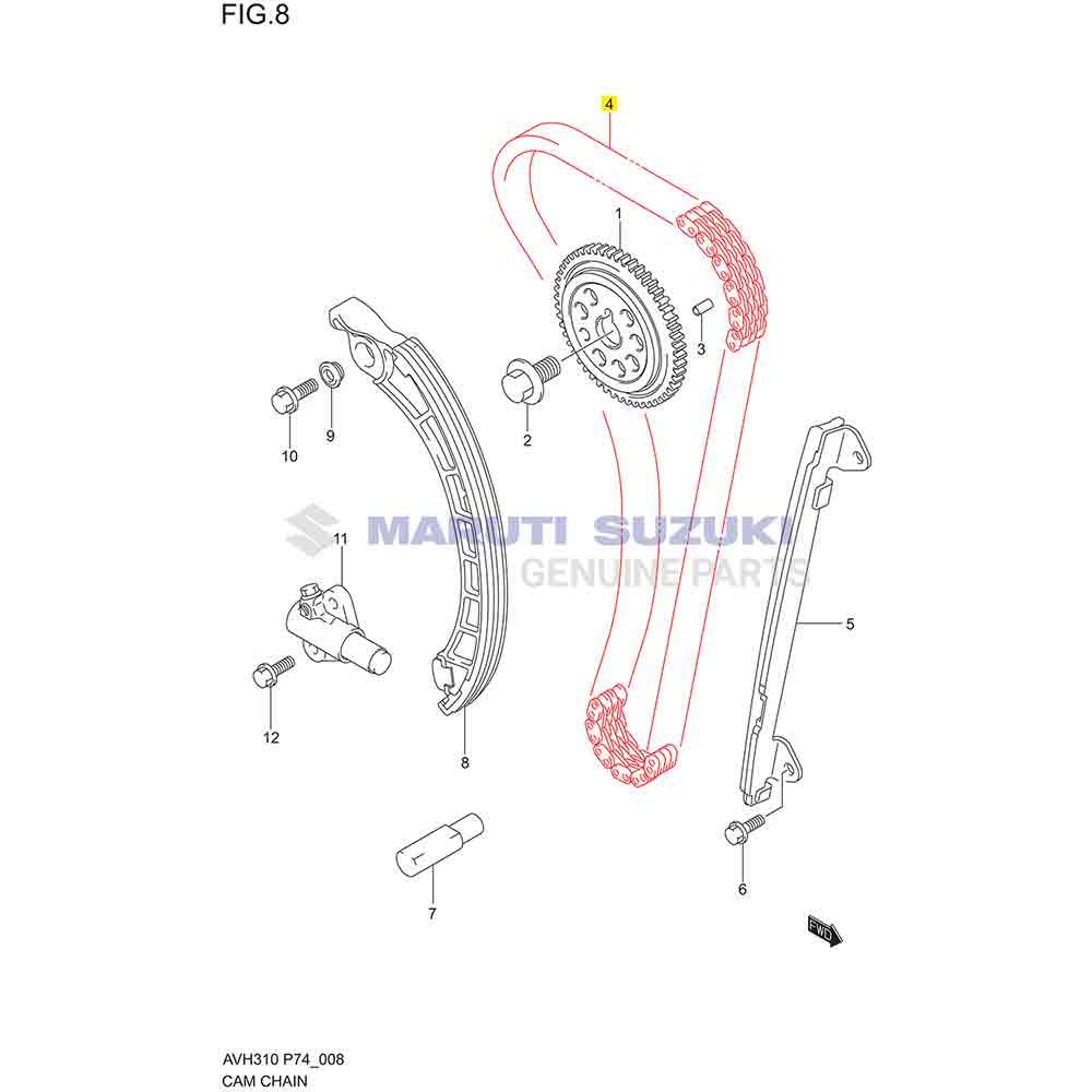 brezza timing chain