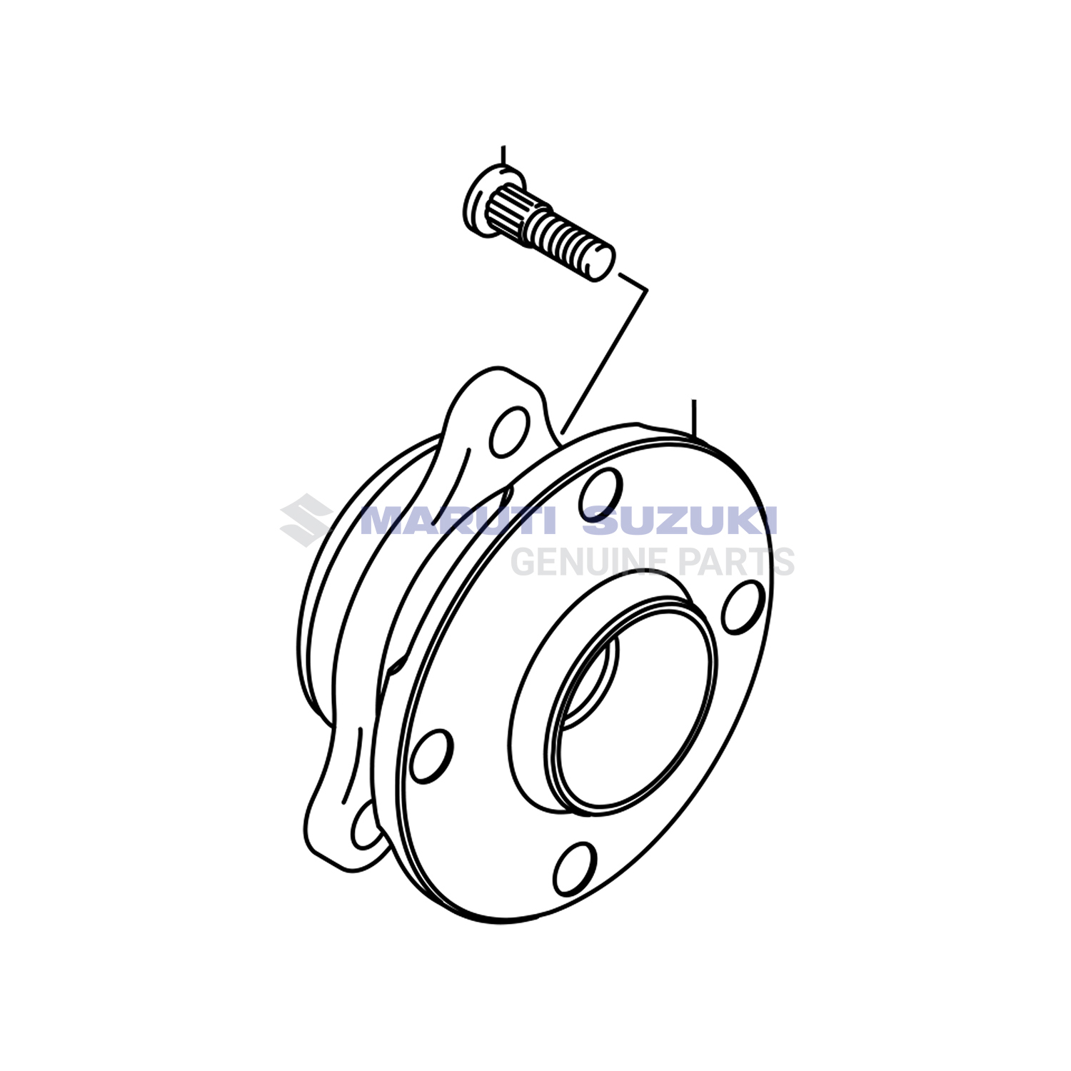 HUB ASSY_ FRONT WHEEL