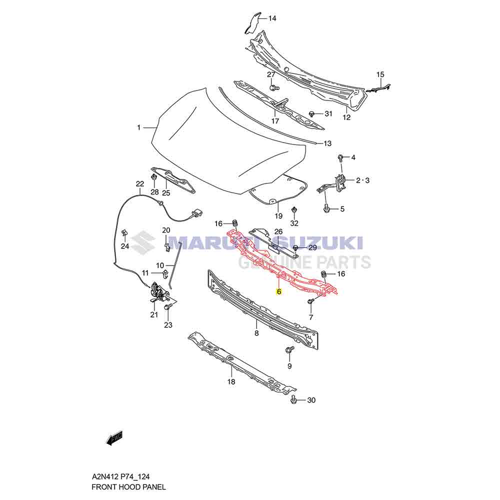 530m55r00 Maruti Suzuki Genuine Parts