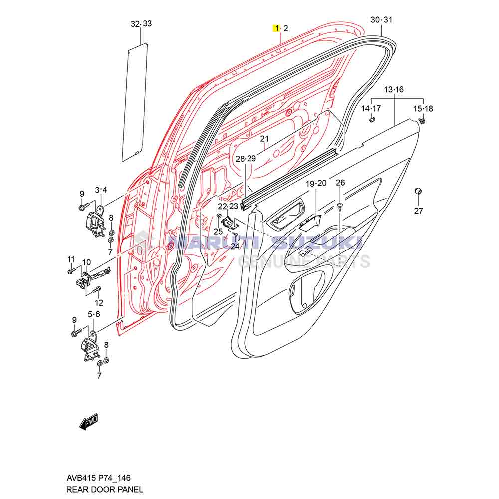 PANEL ASSY_REAR DOOR_R