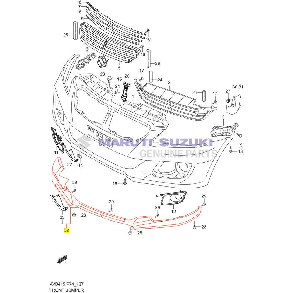 FRONT BUMPER EXTENSION