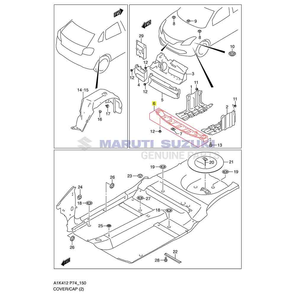 FRONT BUMPER LOWER ABSORBER COMP